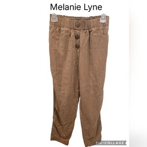 Melanie Lyne Womens Tencel Pants Sz 4us